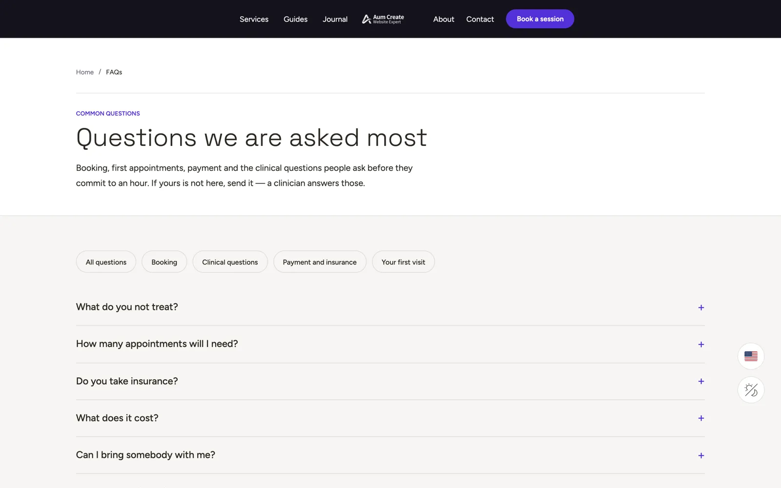 Fulcrum Movement Clinic — Questions / FAQ